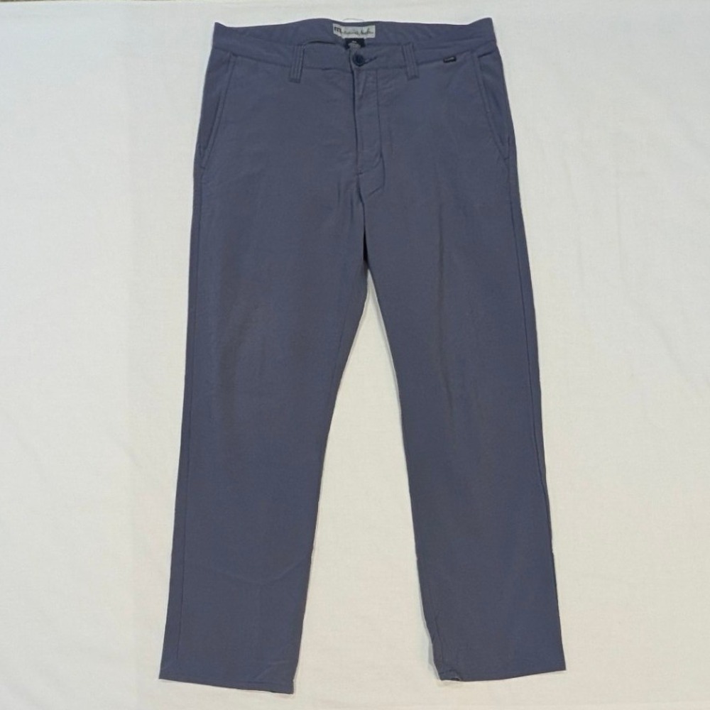 Travis Mathew Men's 34 Slate Blue Grey Performance Stretch Golf Chino Pants